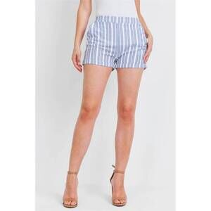 NEW WHITE LABEL pinstripe shorts in blue